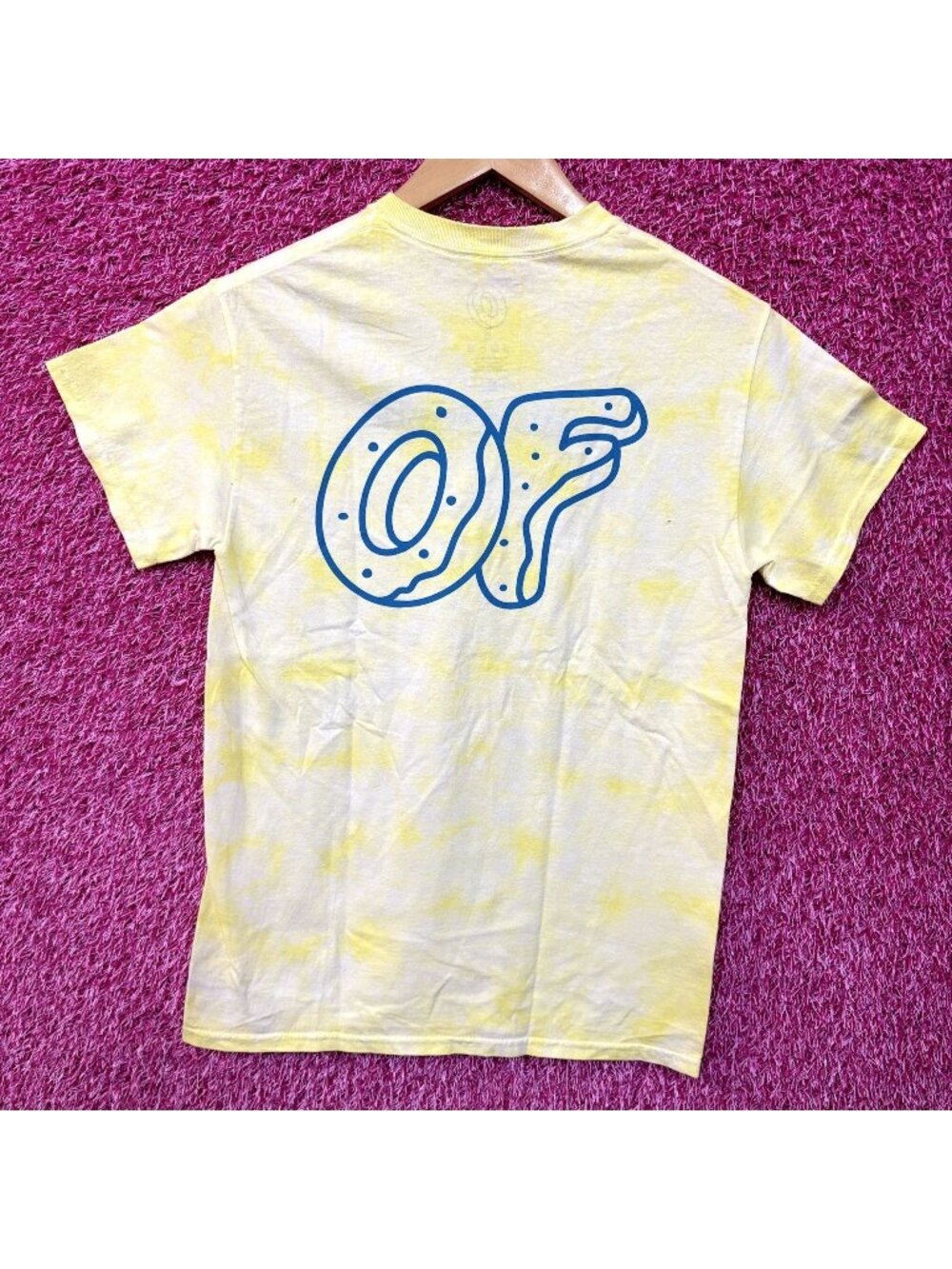 Odd Future Spell-Out Embroidered & OF Donut Logo Tie Dye S